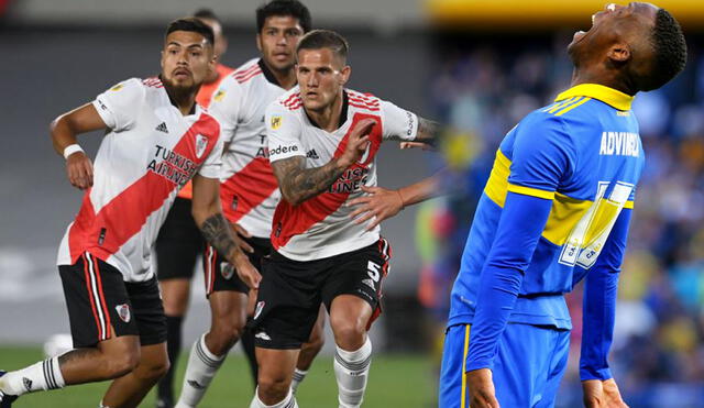 Si River Plate pierde ante Racing y Boca Juniors también cae ante Independiente, los xeneizes no serán campeones. Foto: composición/EFE