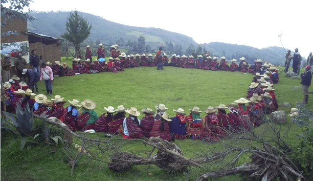 Los comuneros de Incahuasi exigieron mayor apoyo el estado para superar problemas en salud y educación. Foto: Federación de Comunidades Indígenas y Campesinas de Lambayeque