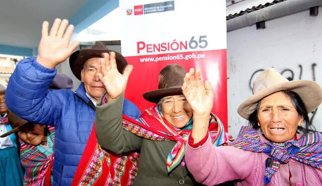 A partir del próximo años, beneficiarios de Presión 65 recibirán S/300. Foto: Andina