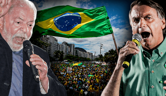 Lula ganó la primera vuelta del 2 de octubre con un 48,4% de los votos frente al 43,2% de Bolsonaro. Foto: Composición LR/AFP.