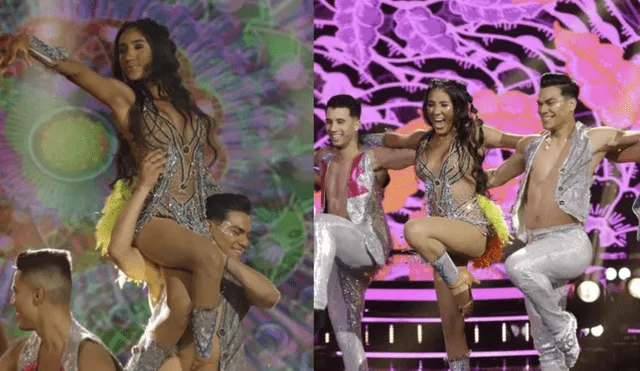 Samahara Lobatón bailó samba en la cuarta gala de "El gran show". Foto: Instagram/Samahara Lobatón