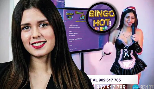 Bingo Hot inició con la conducción de Britney Alfaro, la 'Conejita', y otros personajes populares en redes sociales. Foto: composición LR/ captura de Facebook