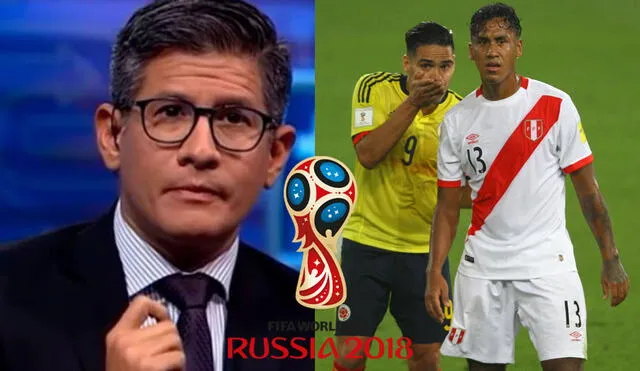 Perú empató 1-1 con Colombia en la última fecha de las eliminatorias Rusia 2018. Foto: composición GLR/captura de América TV/difusión