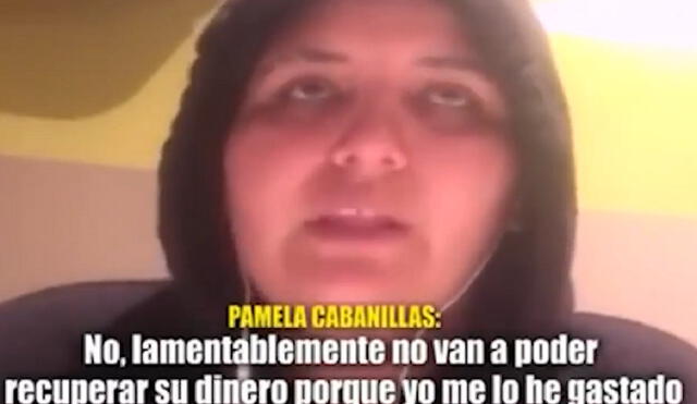 Pamela Cabanillas Soley, una joven de 18 años que estafó con entradas falsas en el concierto de Daddy Yankee, aceptó su delito. Foto: captura de "Panorama"