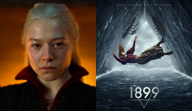 "House of the dragon" posiblemente no regrese hasta 2024, pero "1899" llegará pronto a Netflix para ocupar su lugar como la serie del momento. Foto: composición LR/captura de HBO Max/Netflix