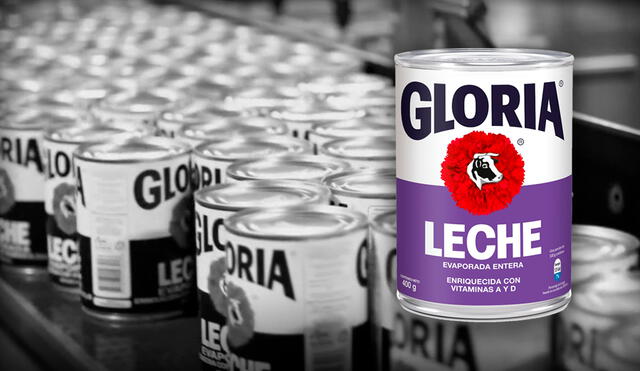Un nuevo tarro de leche con etiqueta morada, de la marca Gloria, ya se ofrece en los anaqueles de algunos supermercados y bodegas del país. Foto: composición LR/Infomercado