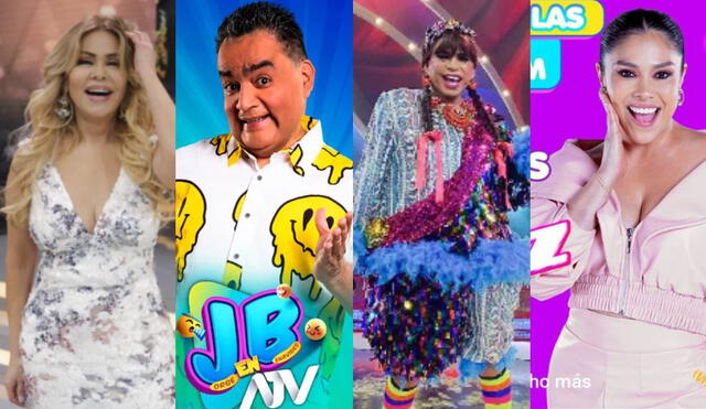 "El gran show" y más programas de entretenimiento se enfrentaron por el rating el fin de semana. Foto: composición/ América TV/ ATV/ Latina