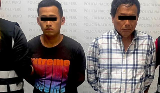 Los conocidos como ‘Flaco’ y ‘Loco Jairo’ trataron de escapar de la Policía. Foto: PNP