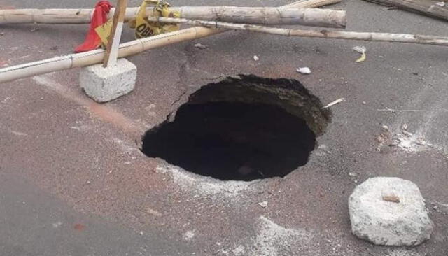 La obra en la avenida Junín fue inaugurada en agosto de 2021 por el alcalde José Aguilar Silva. Foto: Grover Lozada.