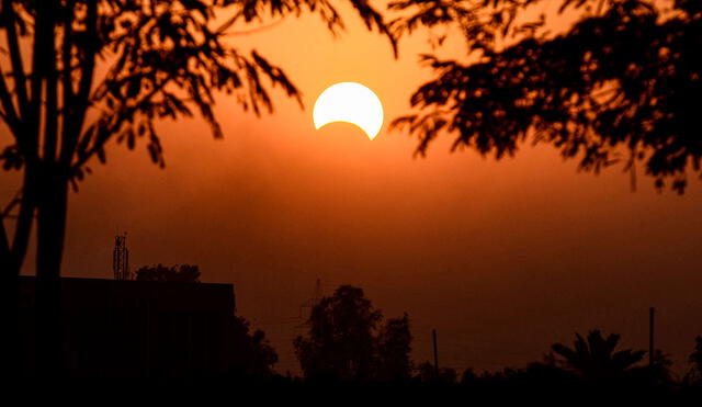 El eclipse solar del 25 de octubre será visible en zonas del norte y este de España. Foto: AFP / referencial