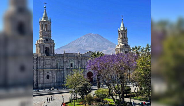 Durante la noche de Halloween se restringirá la venta ambulatoria en el perímetro de la plaza de Arequipa. Foto: Instagram Marti