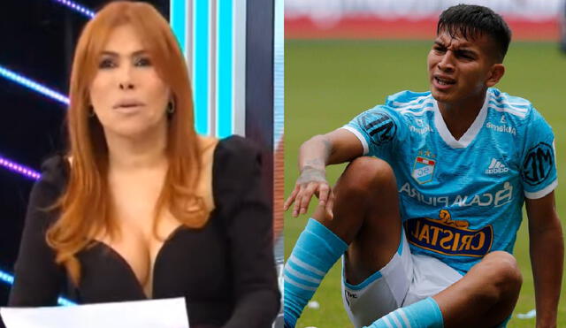 Magaly Medina arremetió contra Sporting Cristal y Martín Távara por caso de agresión contra Angye Zapata. Foto: composición LR/ATV/GLR