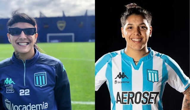 Milagros Menna y Lourdes Martínez fueron separadas del plantel femenino del cuadro albiceleste. Foto: Racing/Twitter