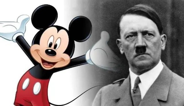¿Qué tiene que ver Hitler con el hecho de que el ratón le siga perteneciendo a Disney en todas sus formas? Foto: Disney Wiki/History on the net