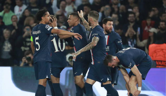 PSG y Maccabi Haifa juegan en el Parque de los Prínicipes. Foto: EFE