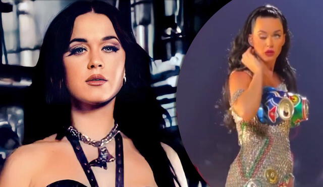 El show de Katy Perry quedó opacado por un singular incidente. Foto: composición LR/Instagram/captura TikTok