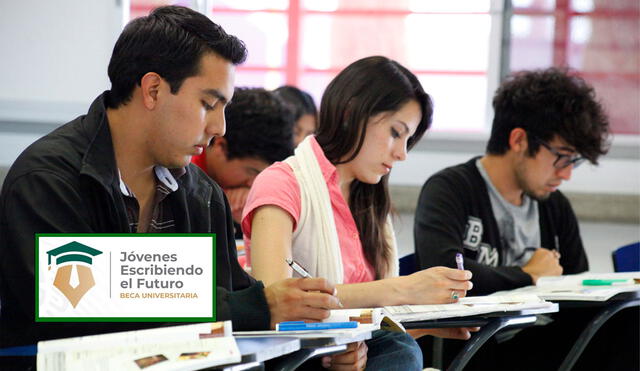 La beca Jóvenes Escribiendo el Futuro entregará un pago doble en lo que queda de este 2022. Foto: composición LR / Sitquije / Gobierno de México