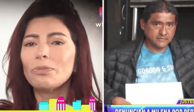 Milena Zárate amenazó con demandar a empresario por difamación. Foto: Screenshot de "Amor y fuego"/Screenshot de "Magaly TV, la firme"