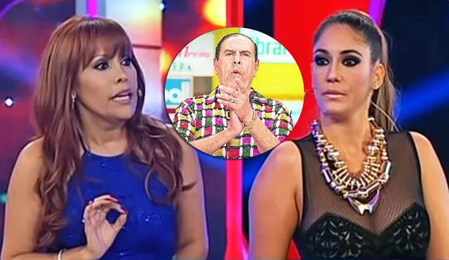 Magaly Medina y Tilsa Lozano protagonizaron uno de los momentos más tensos de la televisión. Foto: composición LR/ATV