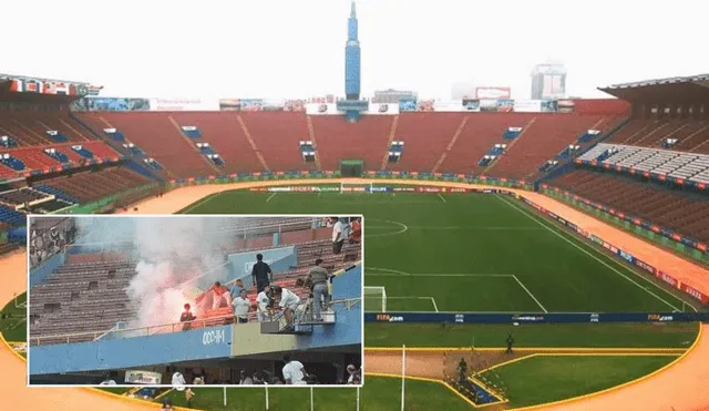 El Estadio Nacional fue escenario de un terrible suceso en abril del 2000 durante el partido de Universitario vs. Unión Minas. Foto: composición LR/Hinchas de Universitario de Deportes/Facebook