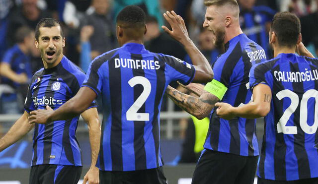 Con este resultado, Inter aseguró su presencia en los octavos de final de la Champions League. Foto: EFE
