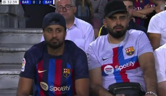 Hinchas del FC Barcelona tras el 2-0 de Bayern Múnich. Foto: captura de ATV