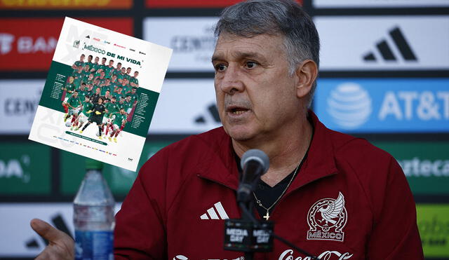 El 'Tata' Martino es DT de la selección mexicana desde el 2019. Foto: composición LR/AFP