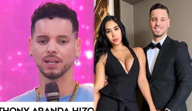 Anthony Aranda habló sobre su relación con Melissa Paredes. Foto: captura América TV