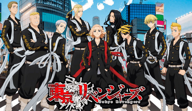 Imagem promocional da série anime de Tokyo Revengers