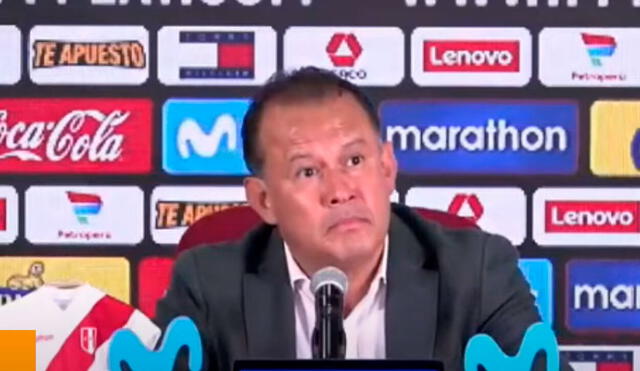 Juan Reynoso dio detalles de la convocatoria en conferencia de prensa. Foto: captura selección peruana/Youtube