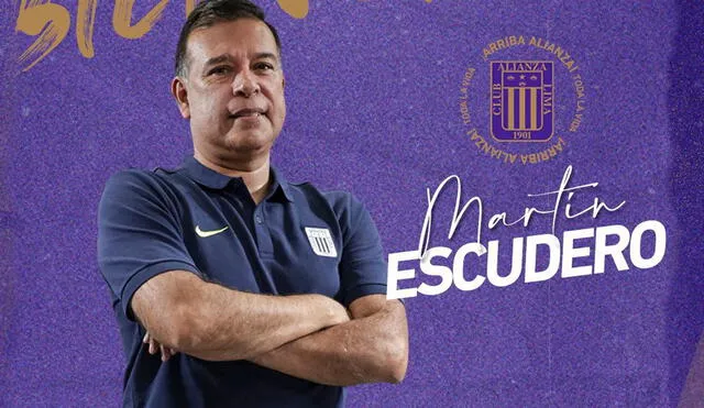 Martín Escudero no llegó a dirigir ningún partido oficial con las blanquiazules. Foto: Alianza Lima