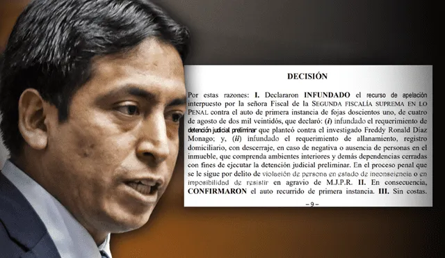 Freddy Díaz está suspendido 120 días por el Congreso. En la subcomisión se tramita una denuncia constitucional en su contra. Foto: composición de Fabrizio Oviedo/La República