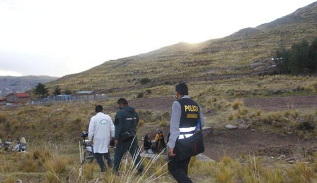 Puno. La Policía inició las acciones de investigación para encontrar a los responsables. Foto: PNP