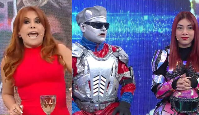 Magaly Medina se reencontró con 'Robotín' después de que él fuera al "El gran show". Foto: Composición La República/Captura ATV