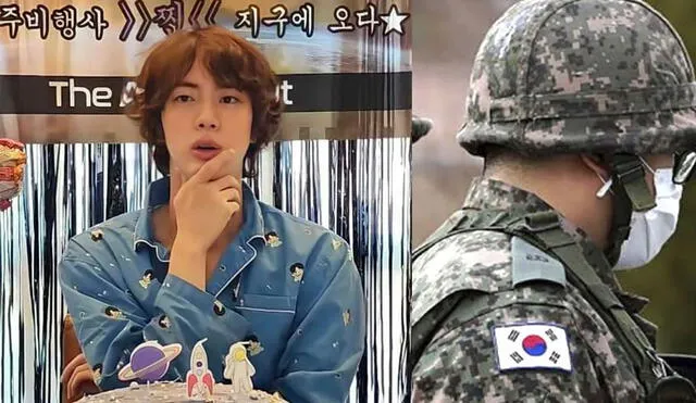 Jin es el primer integrante de BTS que irá al servicio militar. Foto: captura WeverseLive/HeraldKorea