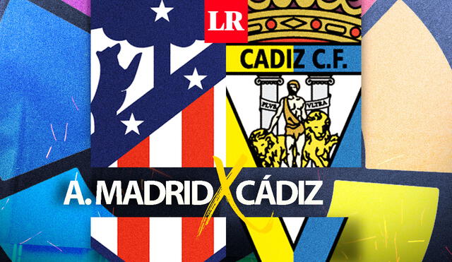 Atlético Madrid vs. Cádiz se jugará por la liga española. Foto: composición LR