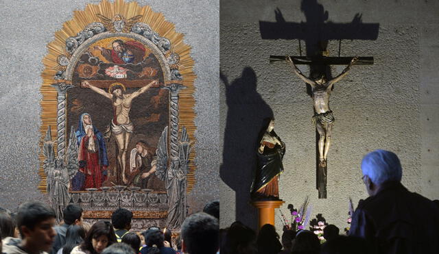 La divinidad del cristo moreno es constantemente certificado por sus adeptos. Foto: composición LR/AFP. Video: LR+