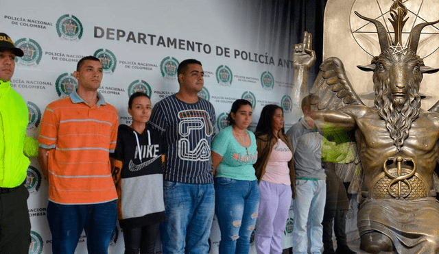 La fiscalía general de la nación hizo efectiva las capturas de 6 involucrados, qué pertenecerían a la secta de “los carneros”. Foto: Composición LR/AFP/El Tiempo.