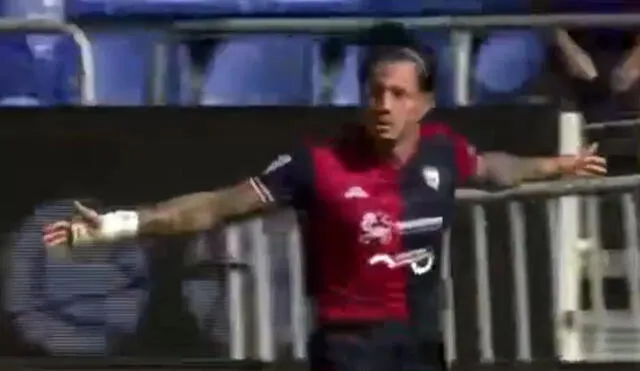 Gianluca Lapadula llegó al Cagliari en esta temporada 2022-23. Foto: captura