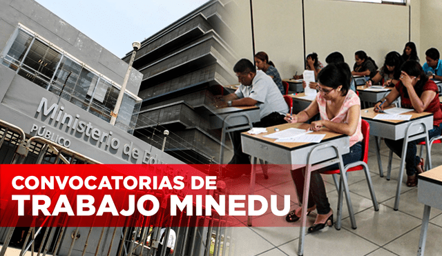 ¡Chamba como cancha! Minedu ofrece más de 19.000 puestos de trabajo solo con secundaria completa. Foto: composición LR/ANDINA/Renato Pajuelo/Minedu