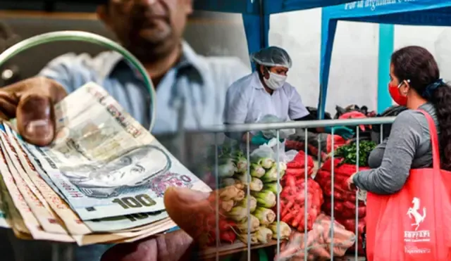 El bono alimentario es un subsidio de S/ 270 para personas en extrema pobreza afectados por el alza de precios. Foto: composición LR/ Andina