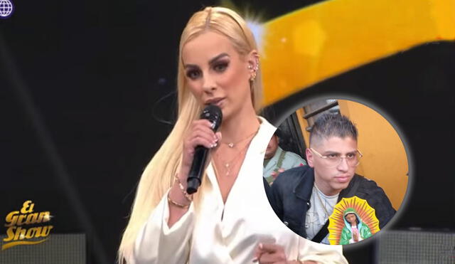 Dalia Durán estuvo el último sábado en "El Gran Show", aunque esta vez ya no para bailar. Foto: captura América TV/Composición LR