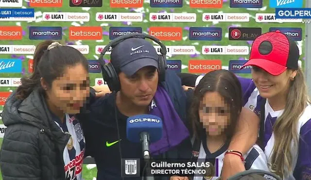 'Chicho' Salas junto a su familia. Foto: captura Gol Perú