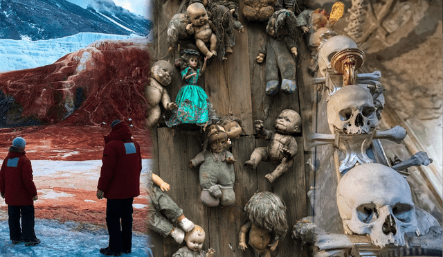 De muñecas, huesos y 'sangre': cinco destinos terroríficos en el mundo. Foto: composición La República/istock/Instagram