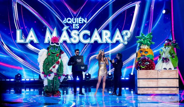 El tercer programa reveló las identidades de Alfiletero (Litzy) y Cactus (Fernando Carrillo). Foto: captura "Quién es la máscara"