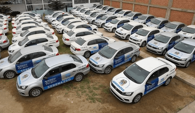 Autos fueron presentados antes de las Elecciones y hasta ahora no están a servicio de los territorios vecinales. Foto: La República