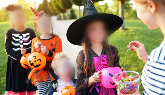 Muchos niños y niñas esperan con ansias Halloween para pedir dulces con sus disfraces. Foto: Telemundo.