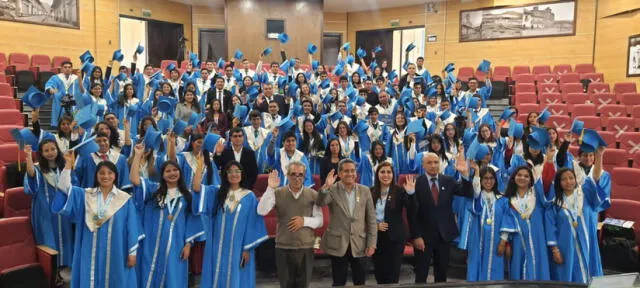 Jóvenes de las 13 provincias de Cajamarca se graduaron como Voluntarios Ambientales. Foto: GRC