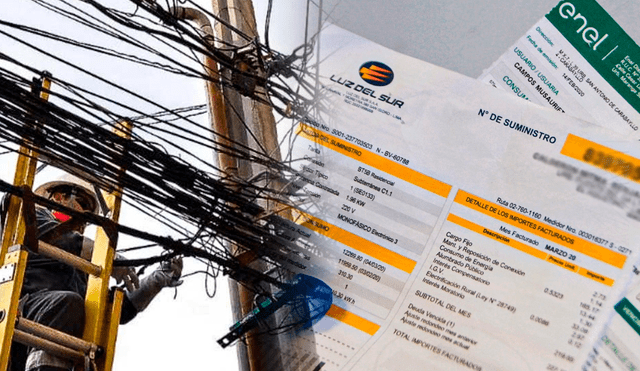 Retiro de cables sin usar o malogrados no implicará un costo adicional en el recibo de luz o telecomunicaciones del usuario, según Ley 31595. Foto: composición LR/Limay/La República