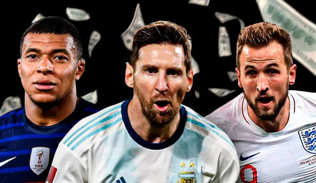 Estrellas como Kylian Mbappé, Lionel Messi y Harry Kane están entre las más valorizadas del Mundial. Foto: composición de Jazmín Ceras / La República / AFP